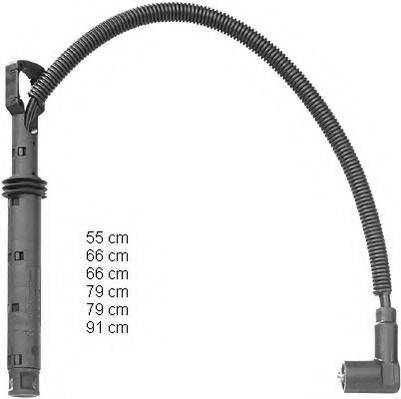BERU ZEF1233 Комплект дротів запалювання