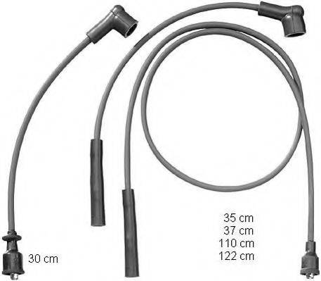 BERU ZEF1239 Комплект дротів запалювання