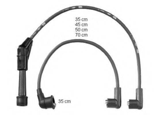 BERU ZEF1378 Комплект дротів запалювання