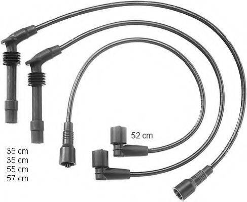 BERU ZEF998 Комплект дротів запалювання