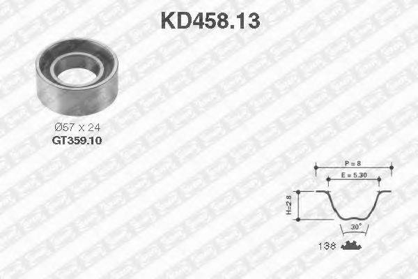 SNR KD45813 Комплект ременя ГРМ