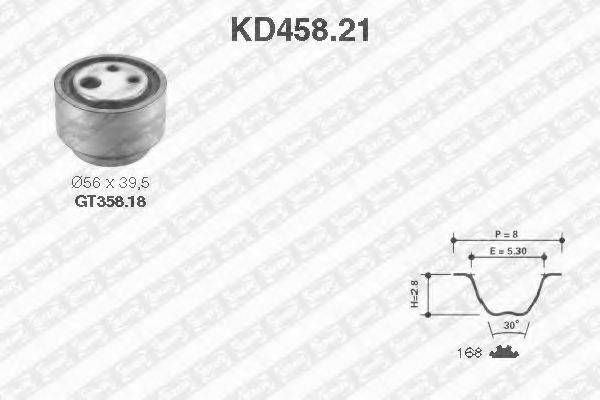 SNR KD45821 Комплект ременя ГРМ