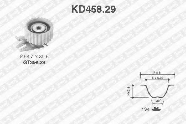 SNR KD45829 Комплект ременя ГРМ