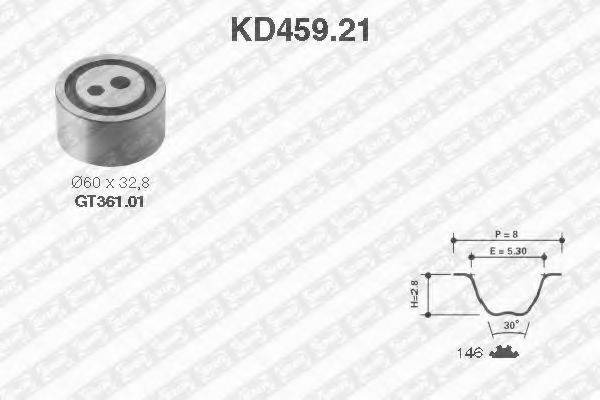 SNR KD45921 Комплект ременя ГРМ