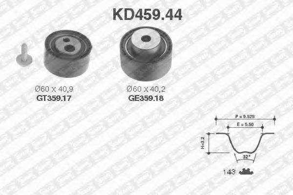 SNR KD45944 Комплект ременя ГРМ