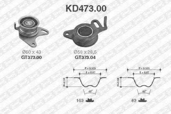 SNR KD47300 Комплект ременя ГРМ