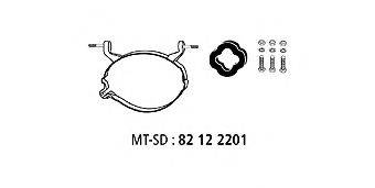 HJS 82122201 Монтажний комплект, система випуску