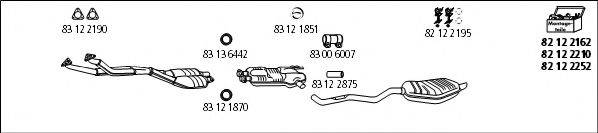 HJS BMW217 Система випуску ОГ