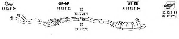 HJS BMW157 Система випуску ОГ