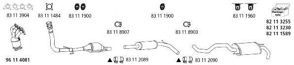 HJS VW2261 Система випуску ОГ