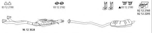 HJS BMW150 Система випуску ОГ