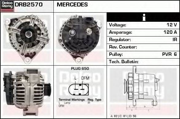 DELCO REMY DRB2570 Генератор