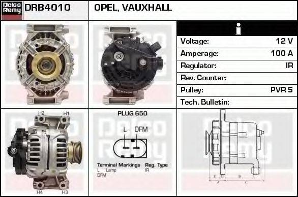 DELCO REMY DRB4010 Генератор