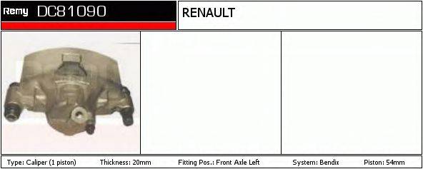 DELCO REMY DC81090 Гальмівний супорт