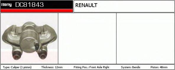 DELCO REMY DC81843 Гальмівний супорт