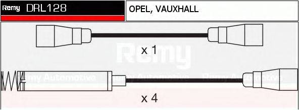 DELCO REMY DRL128 Комплект дротів запалювання