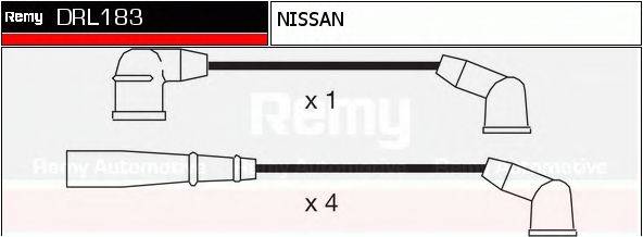 DELCO REMY DRL183 Комплект дротів запалювання