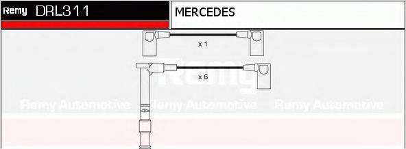 DELCO REMY DRL311 Комплект дротів запалювання