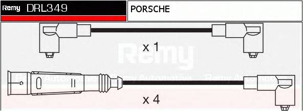 DELCO REMY DRL349 Комплект дротів запалювання