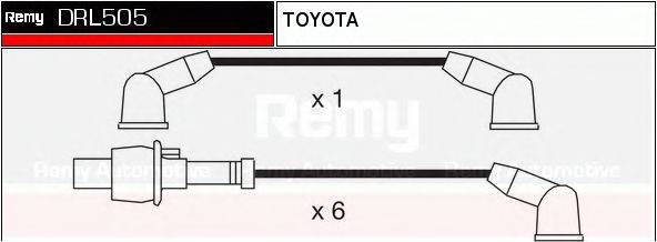 DELCO REMY DRL505 Комплект дротів запалювання