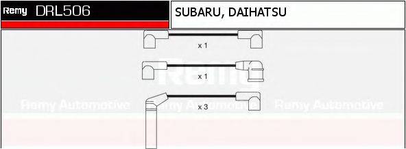 DELCO REMY DRL506 Комплект дротів запалювання