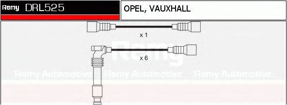 DELCO REMY DRL525 Комплект дротів запалювання