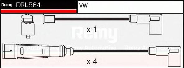 DELCO REMY DRL564 Комплект дротів запалювання