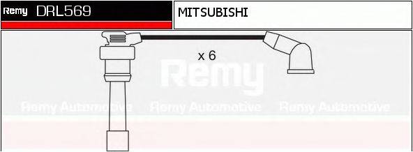 DELCO REMY DRL569 Комплект дротів запалювання