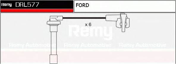 DELCO REMY DRL577 Комплект дротів запалювання