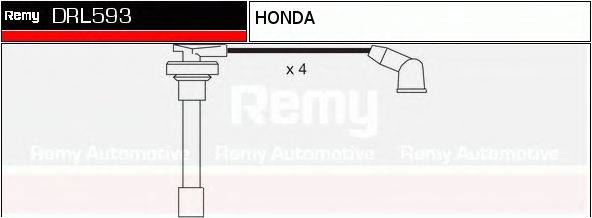 DELCO REMY DRL593 Комплект дротів запалювання