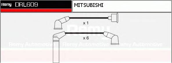 DELCO REMY DRL609 Комплект дротів запалювання