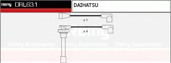 DELCO REMY DRL631 Комплект дротів запалювання