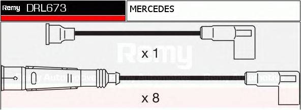 DELCO REMY DRL673 Комплект дротів запалювання