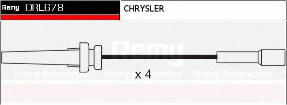 DELCO REMY DRL678 Комплект дротів запалювання