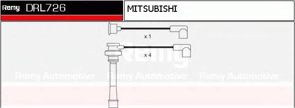 DELCO REMY DRL726 Комплект дротів запалювання