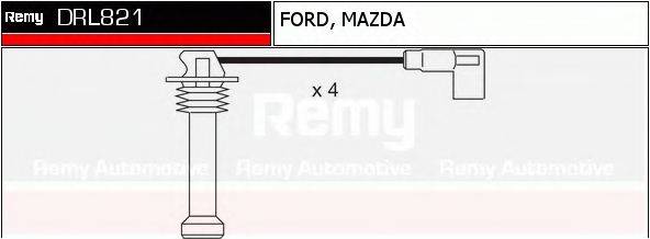 DELCO REMY DRL821 Комплект дротів запалювання