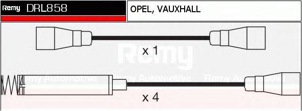 DELCO REMY DRL858 Комплект дротів запалювання