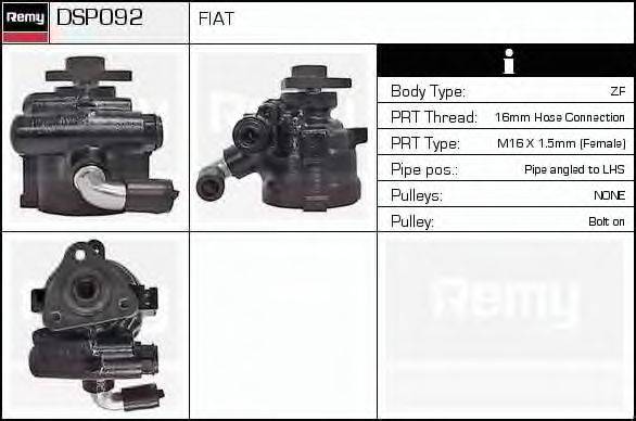 DELCO REMY DSP092 Гідравлічний насос, кермо