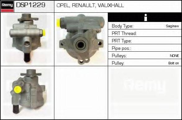 DELCO REMY DSP1229 Гідравлічний насос, кермо