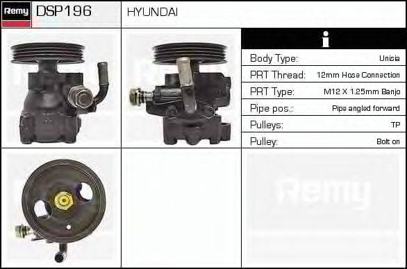 DELCO REMY DSP196 Гідравлічний насос, кермо