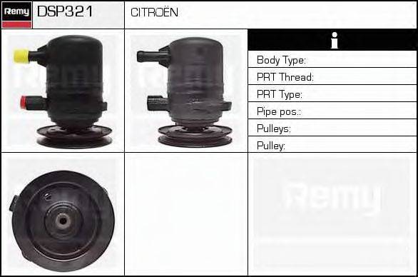 DELCO REMY DSP321 Гідравлічний насос, кермо