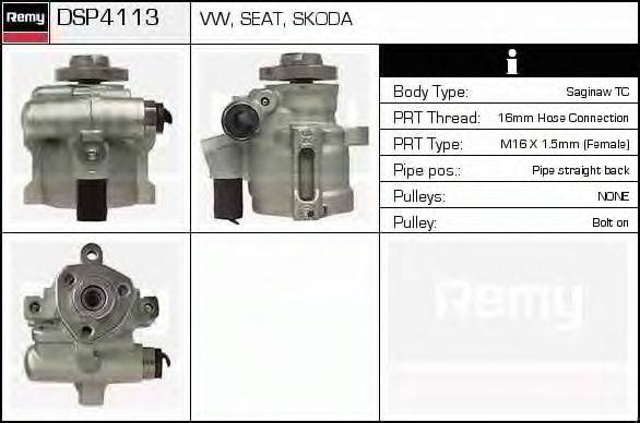 DELCO REMY DSP4113 Гідравлічний насос, кермо