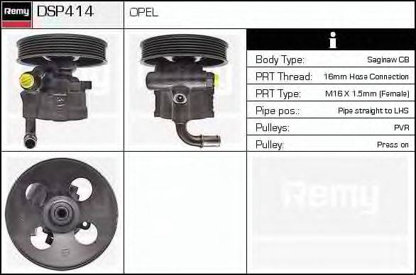 DELCO REMY DSP414 Гідравлічний насос, кермо