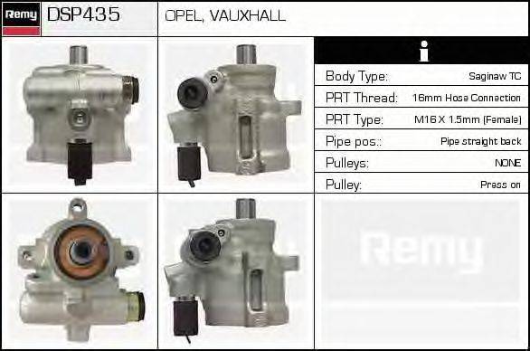 DELCO REMY DSP435 Гідравлічний насос, кермо