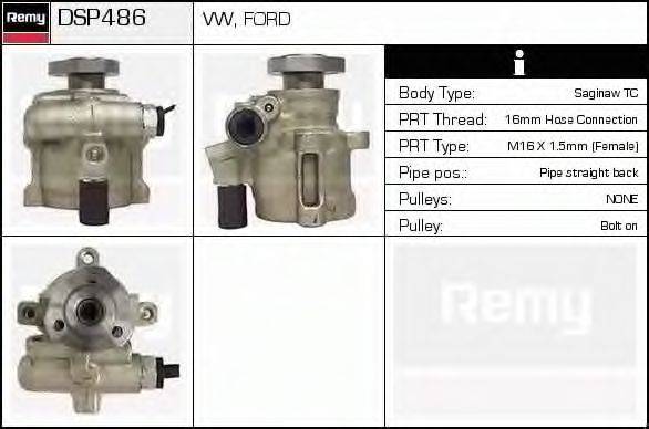 DELCO REMY DSP486 Гідравлічний насос, кермо