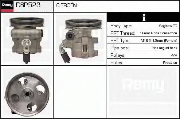 DELCO REMY DSP523 Гідравлічний насос, кермо