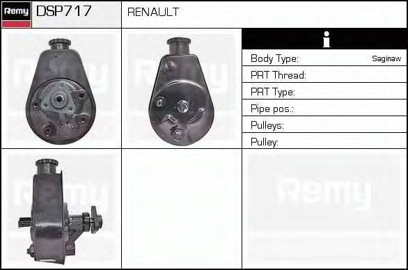 DELCO REMY DSP717 Гідравлічний насос, кермо