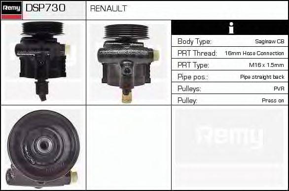 DELCO REMY DSP730 Гідравлічний насос, кермо