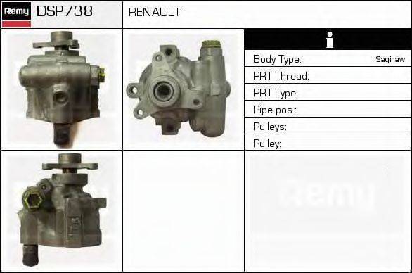 DELCO REMY DSP738 Гідравлічний насос, кермо