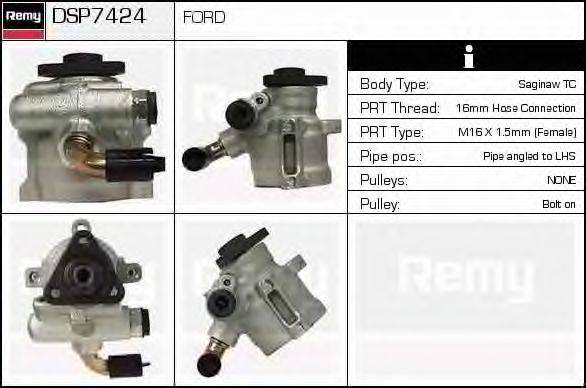 DELCO REMY DSP7424 Гідравлічний насос, кермо